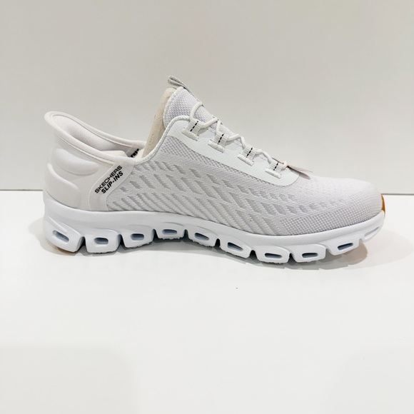 Skechers Glide-Step Tranquility Hands Free Slip-ins Sneakers White 5.5 Wide NEW - Picture 7 of 12